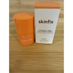 skinfix BRIGHTEN + FIRM 15% VITAMIN C SERUM TARGET+ 30ml Full Size NIB Authentic